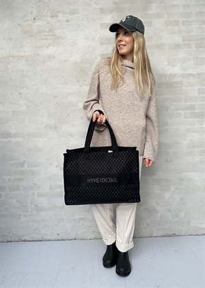 Hype The Detail Tote Bag Sort med Logo